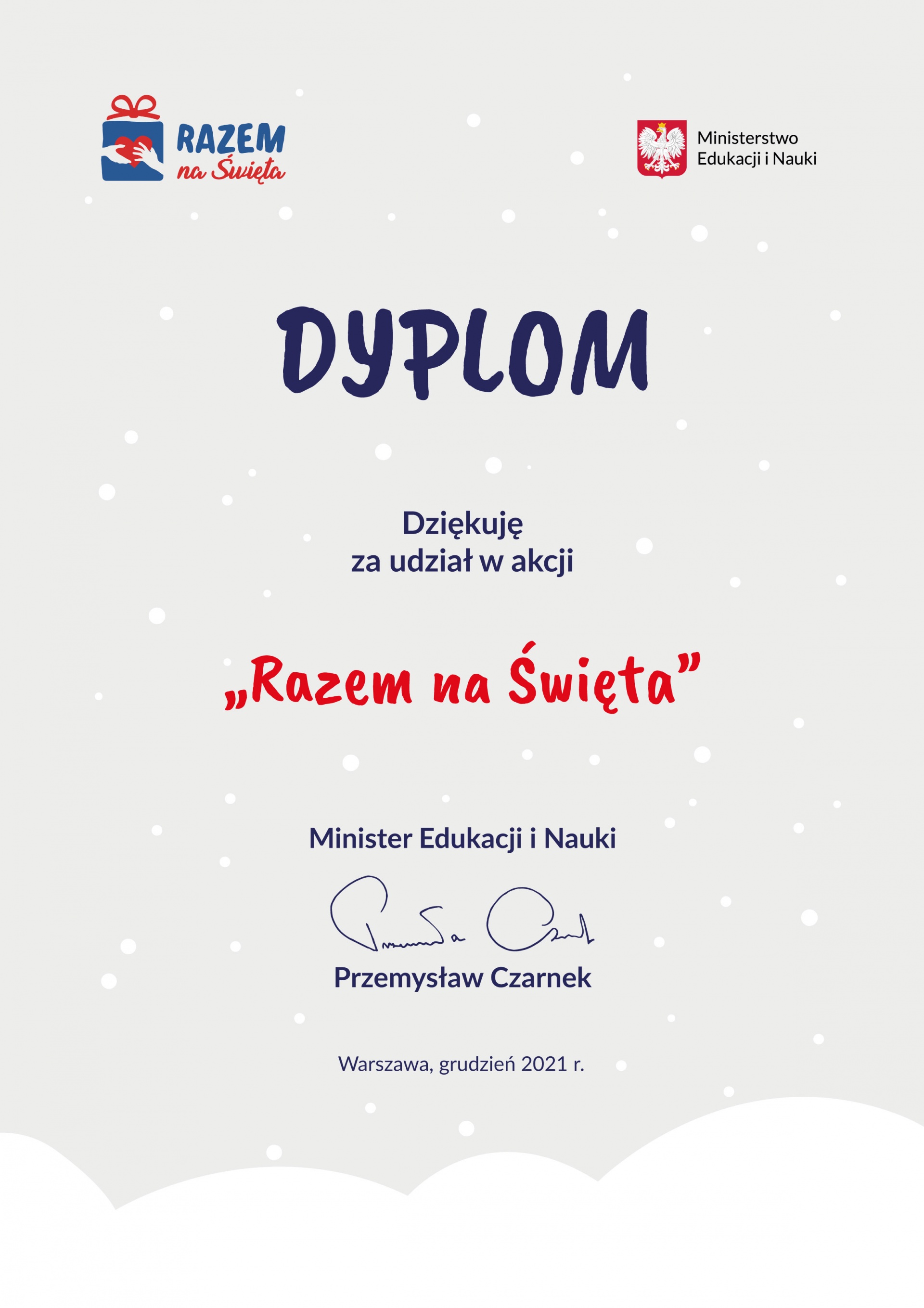 podziękowania